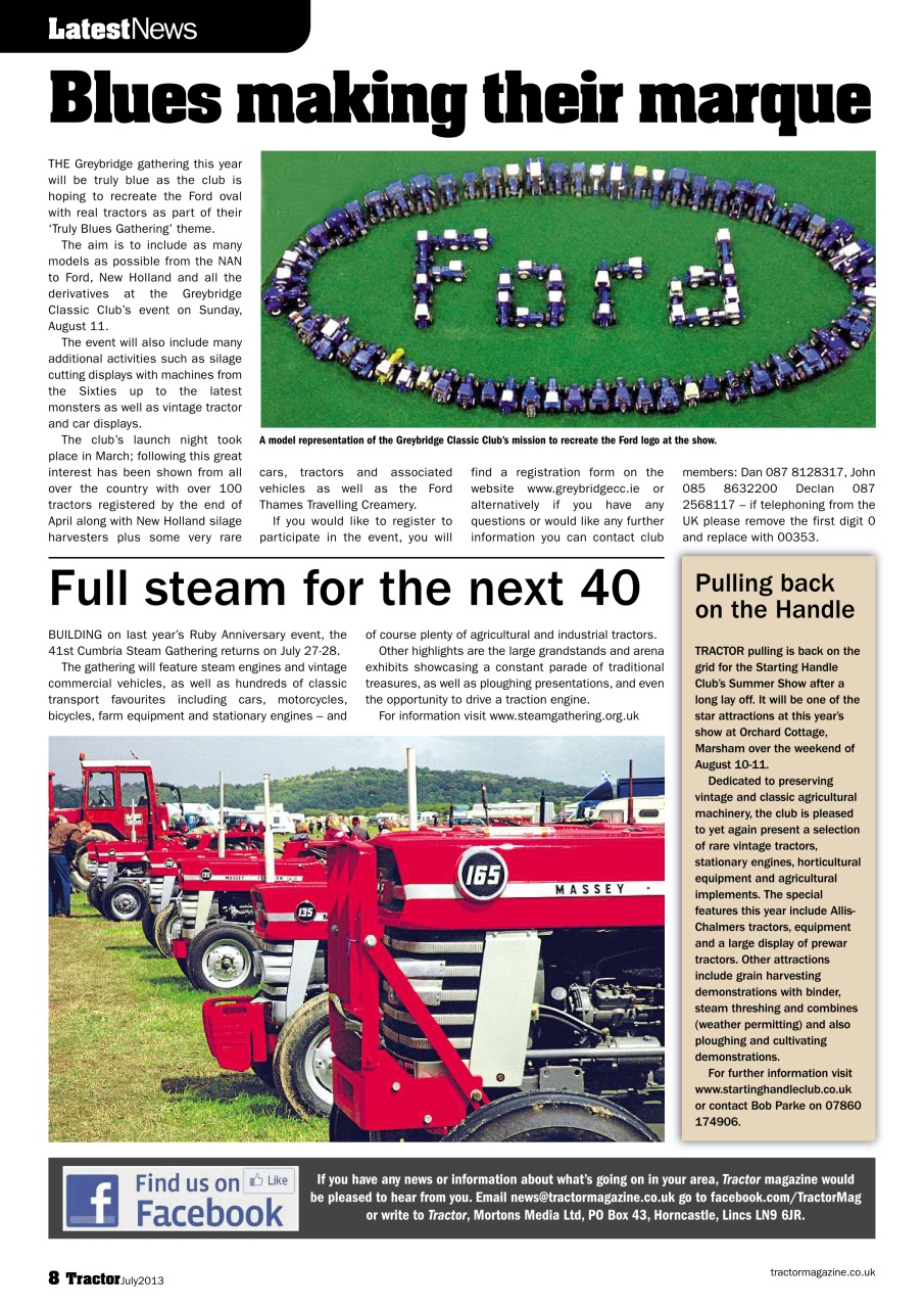 Tractor & Farming Heritage Magazine Preview Pages