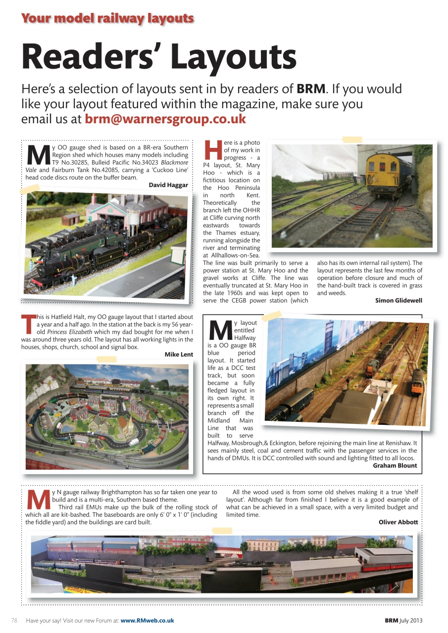 British Railway Modelling (BRM) Preview Pages
