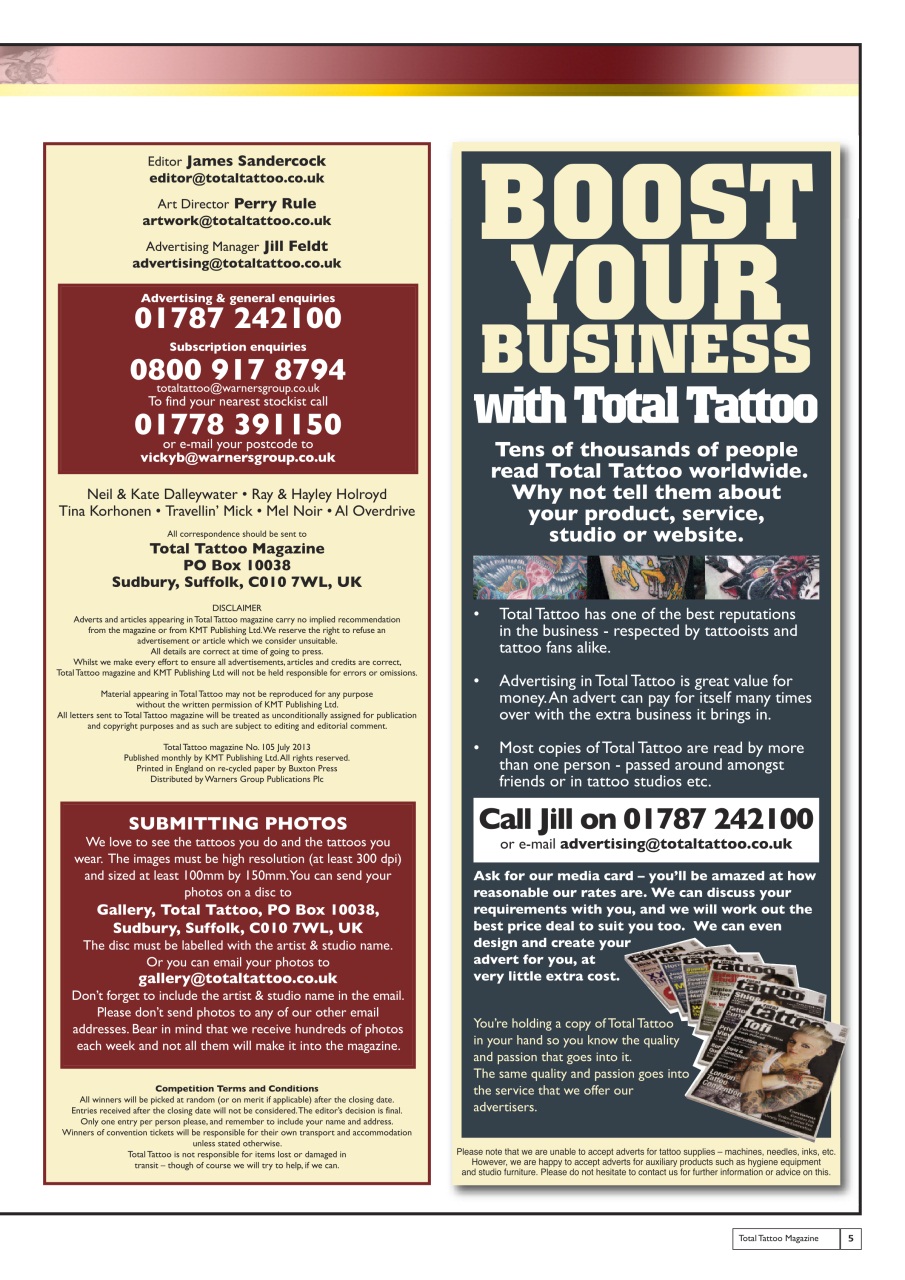Total Tattoo Preview Pages