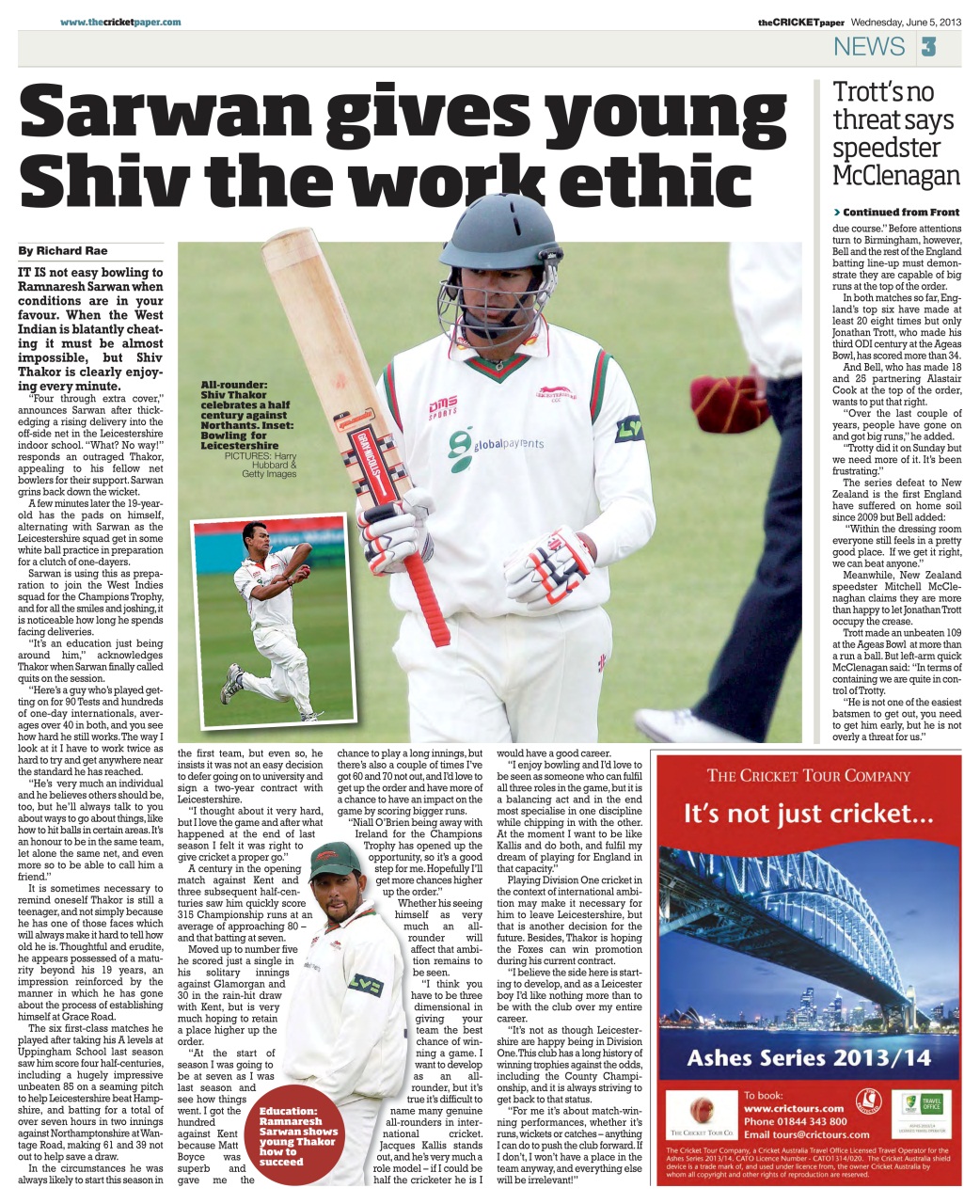 The Cricket Paper Preview Pages
