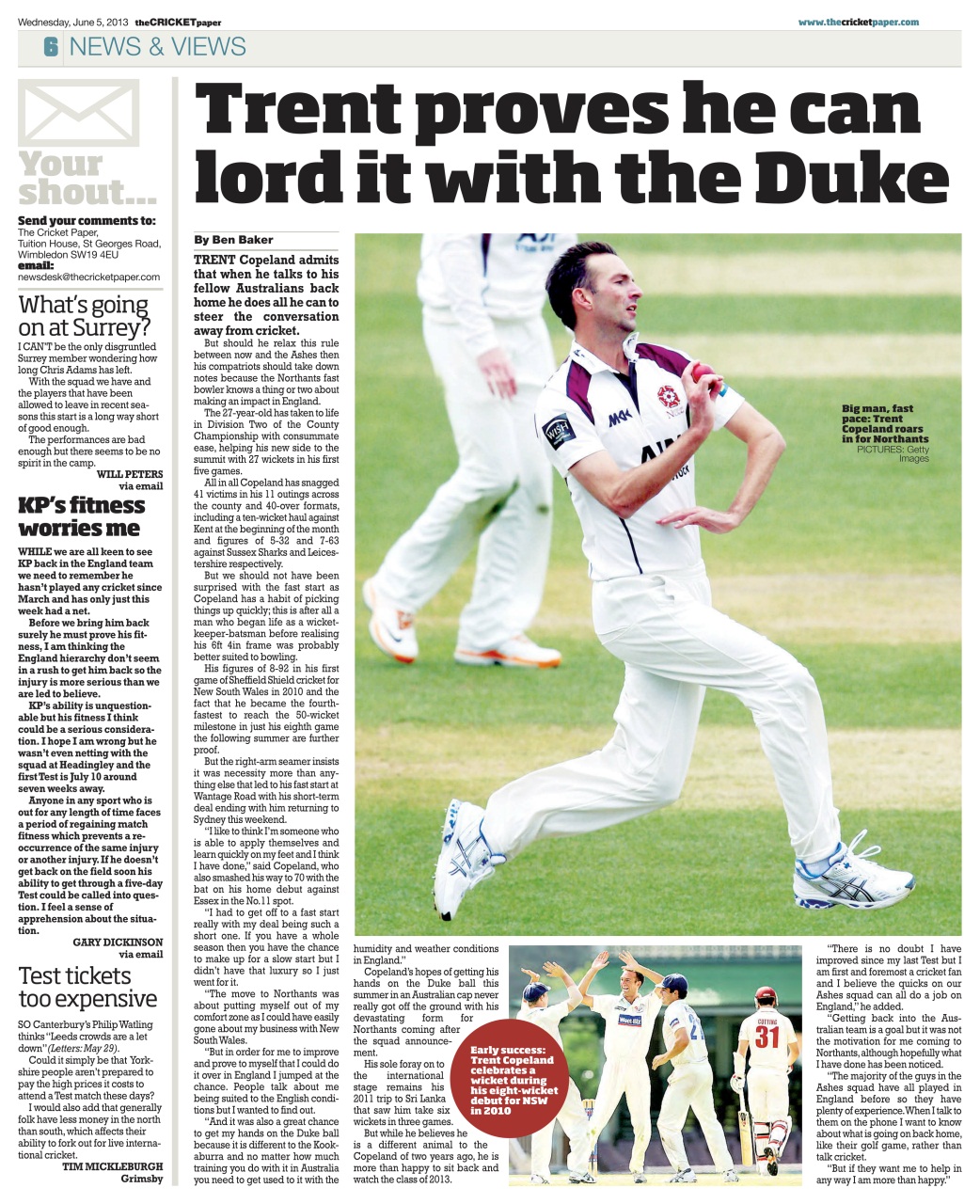 The Cricket Paper Preview Pages