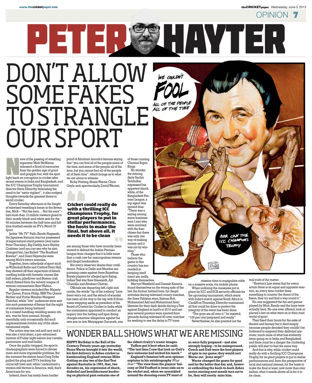 The Cricket Paper Preview Pages