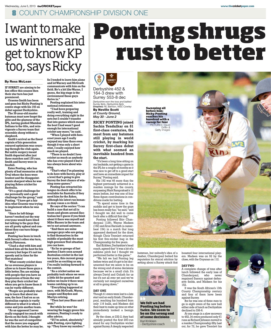 The Cricket Paper Preview Pages