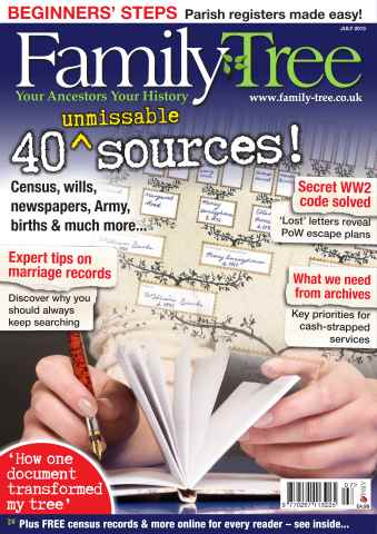 Family Tree issue July 2013
