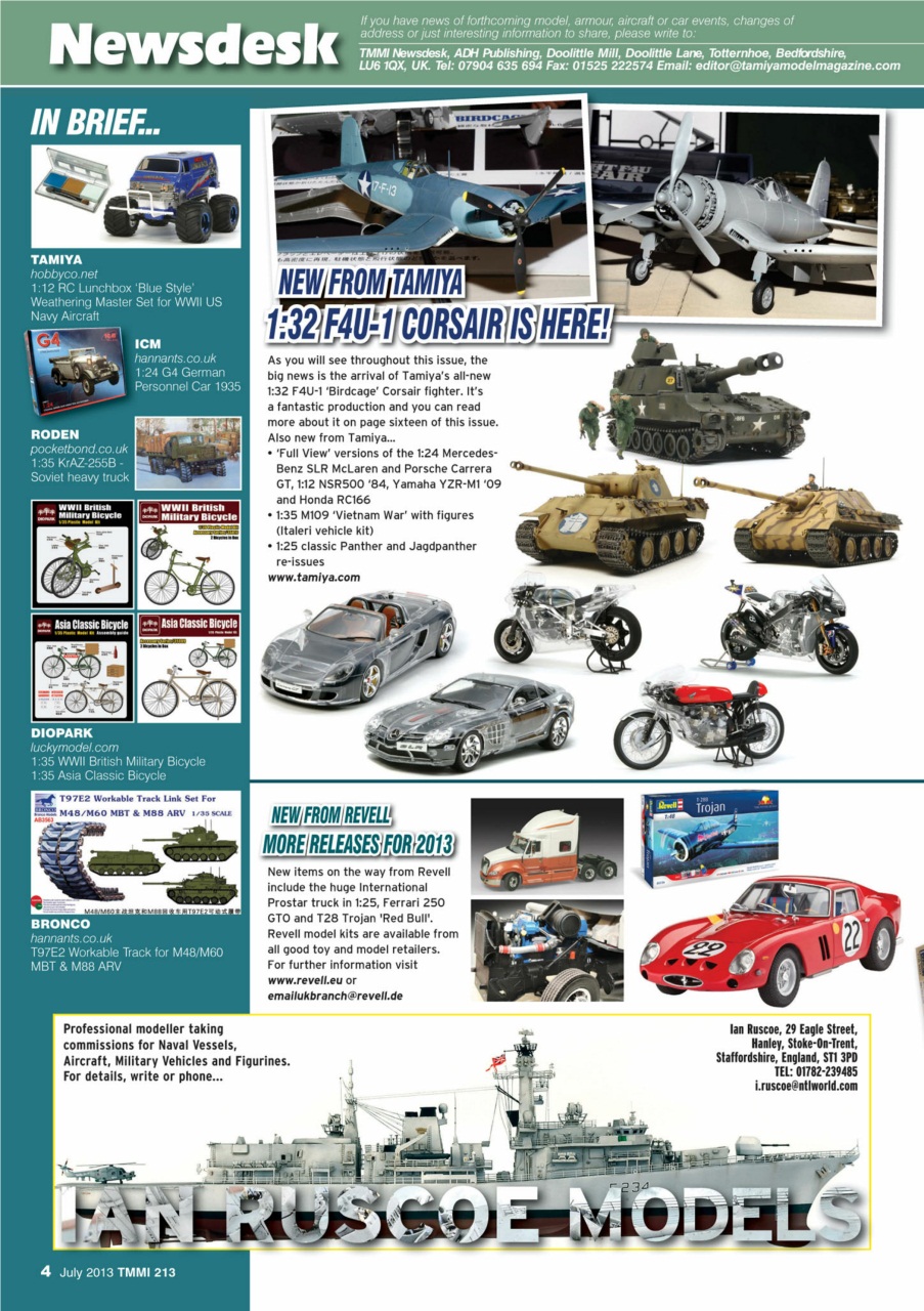 Tamiya Model Magazine Preview Pages