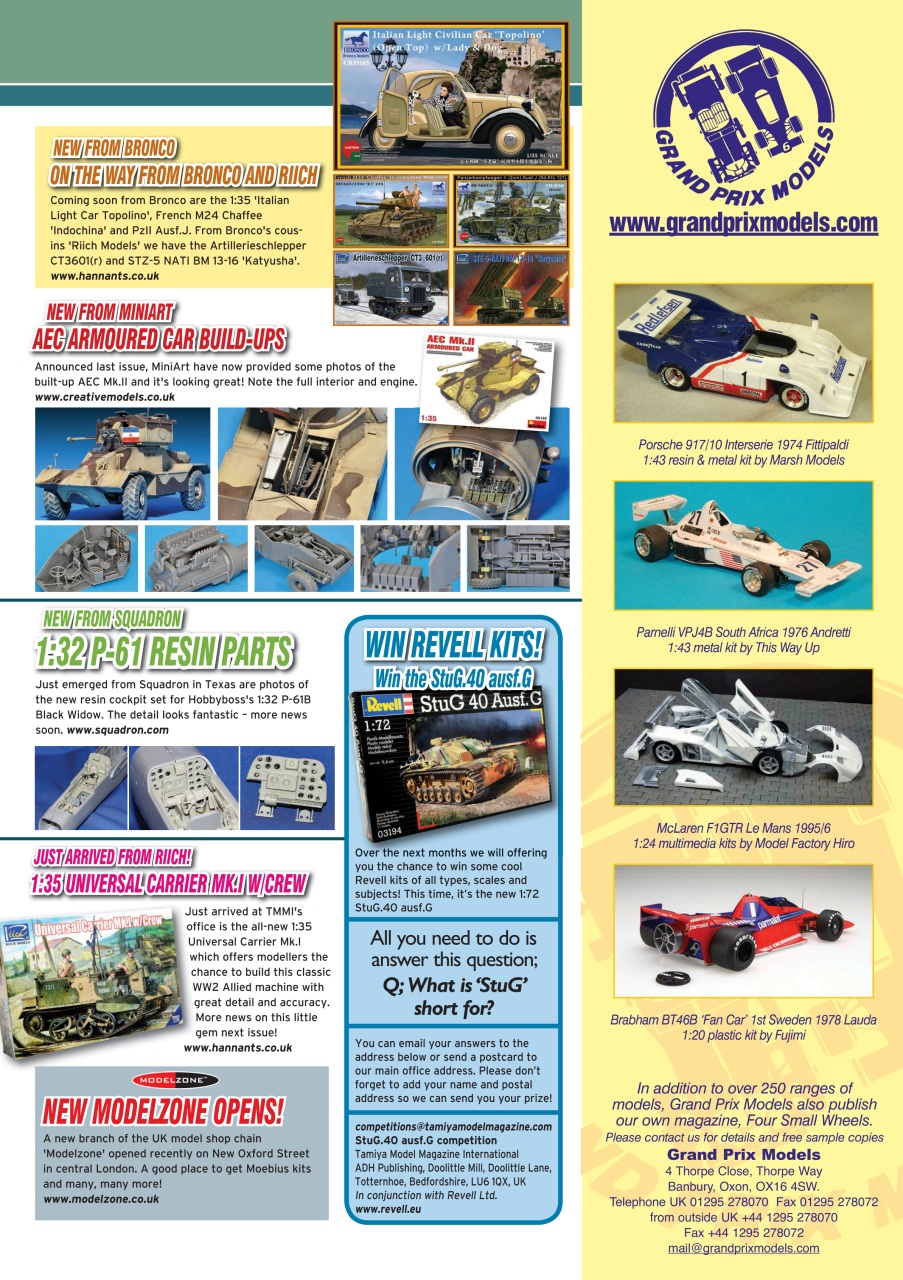 Tamiya Model Magazine Preview Pages