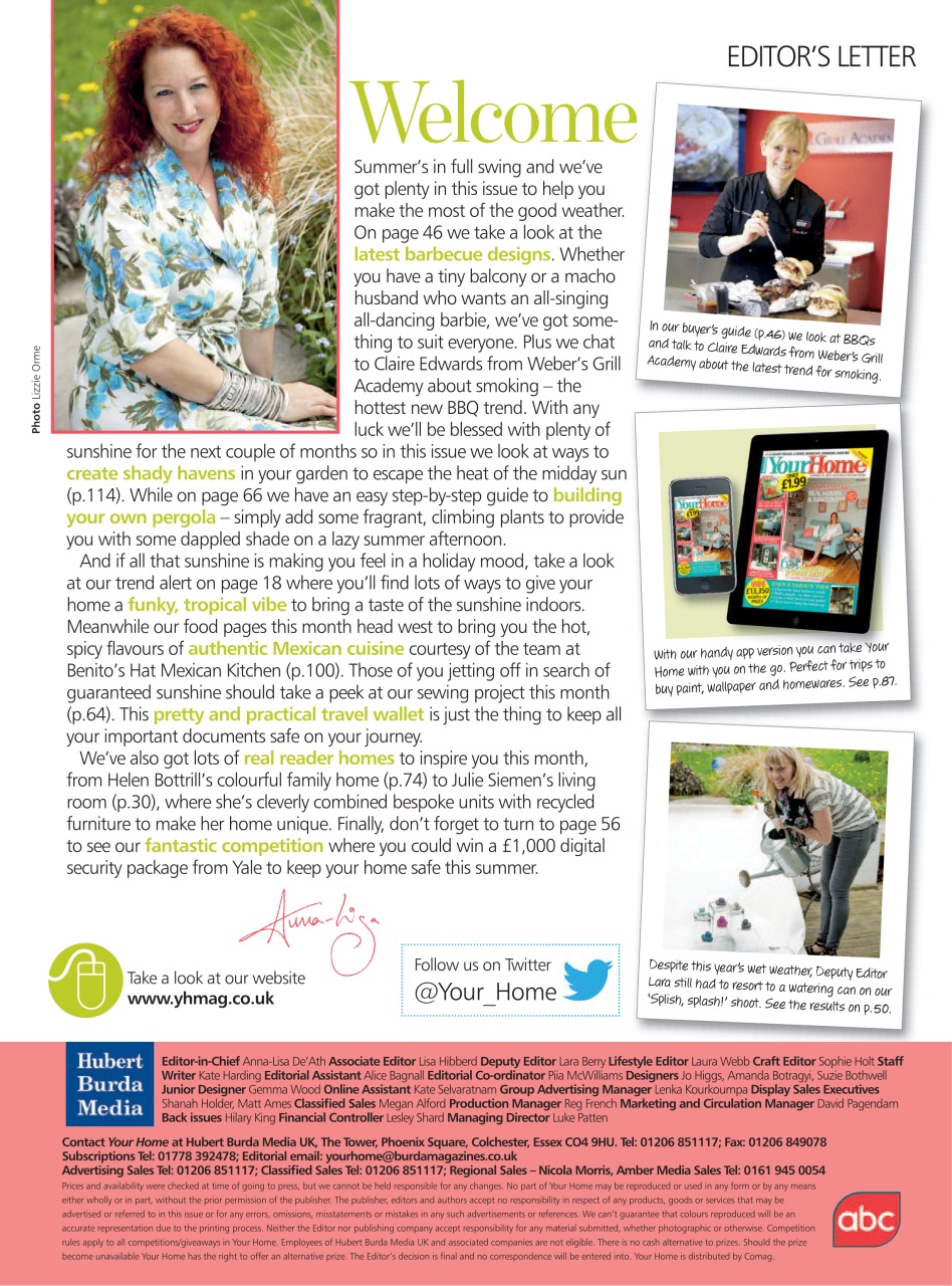 Your Home Magazine Preview Pages