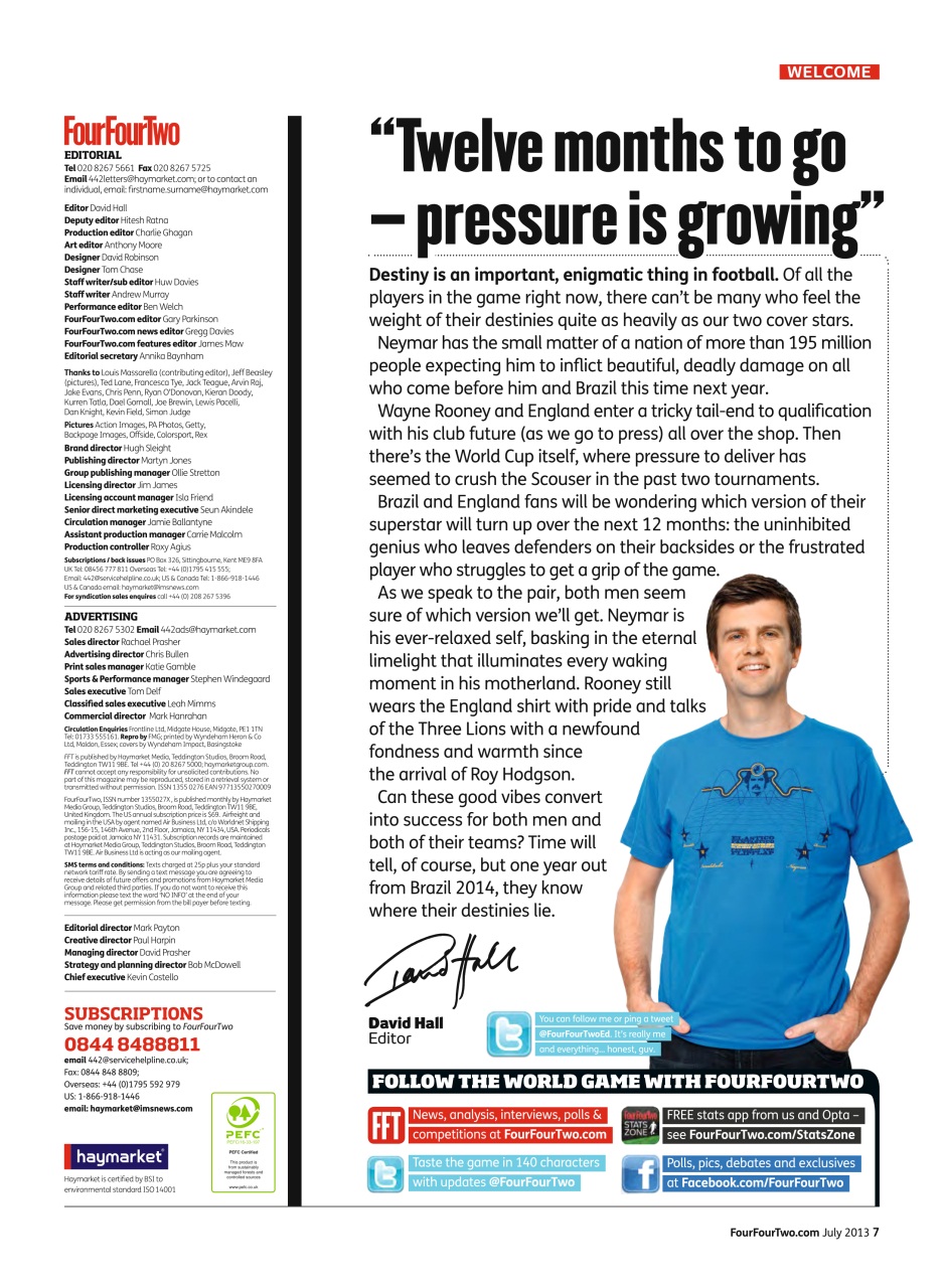 FourFourTwo Preview Pages