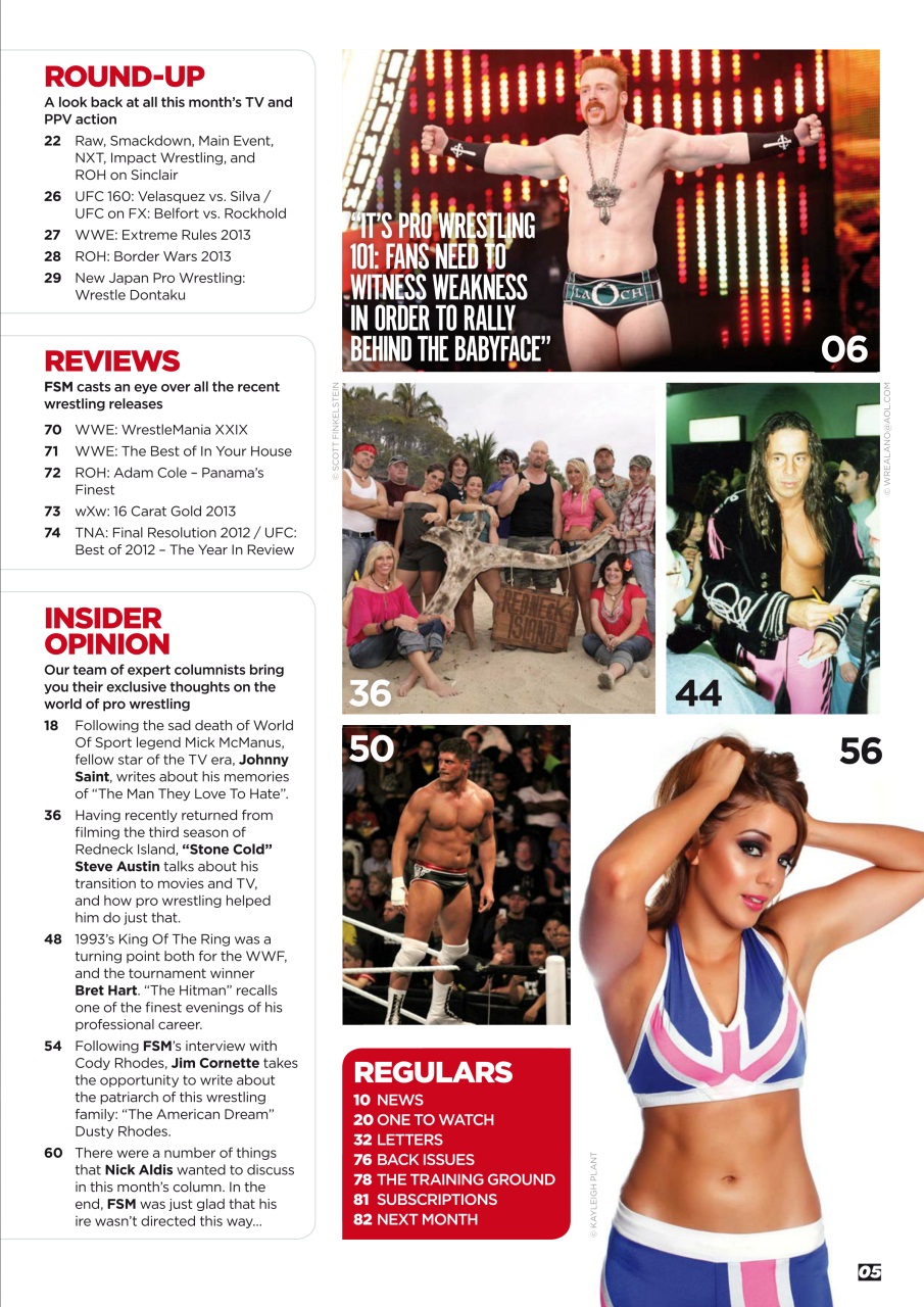 Wrestletalk Magazine Preview Pages