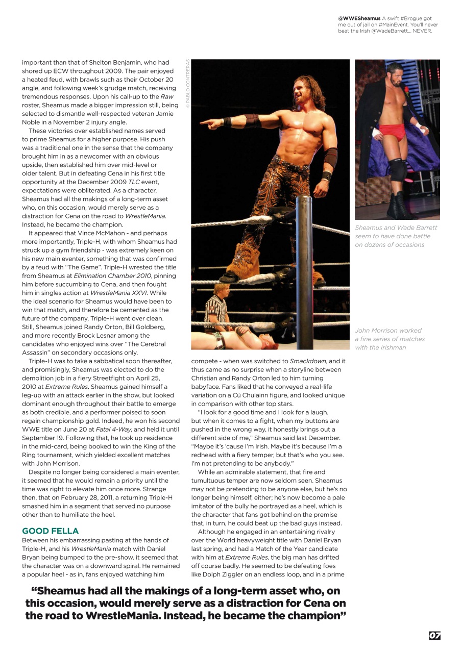Wrestletalk Magazine Preview Pages