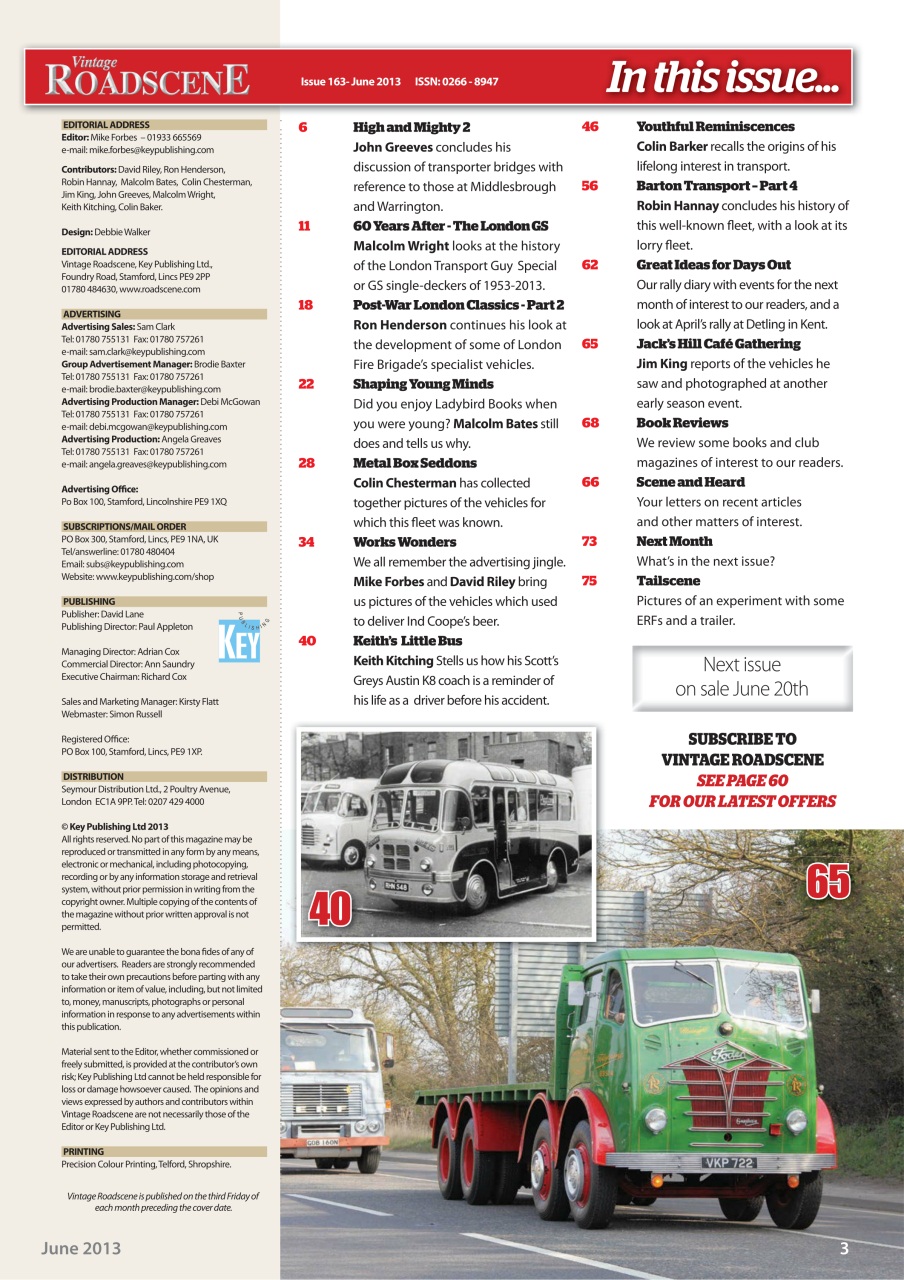 Vintage Roadscene Preview Pages