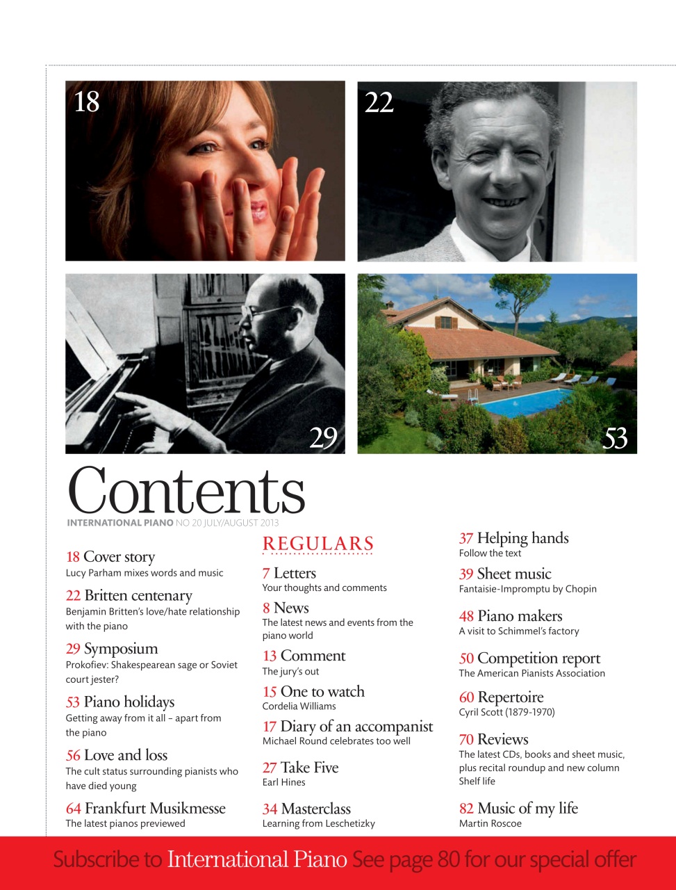 International Piano Preview Pages