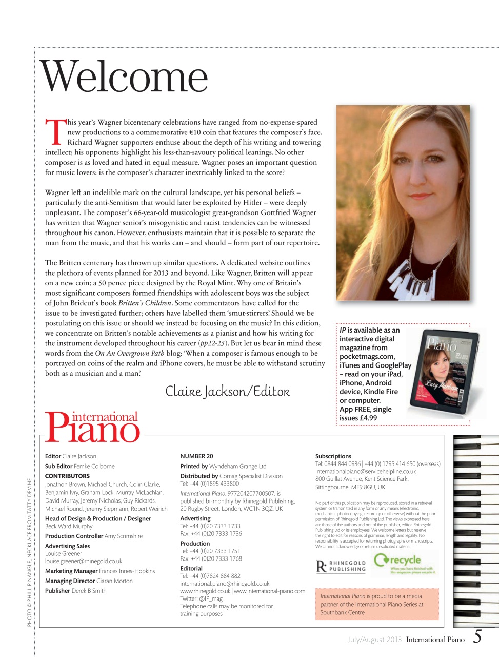 International Piano Preview Pages