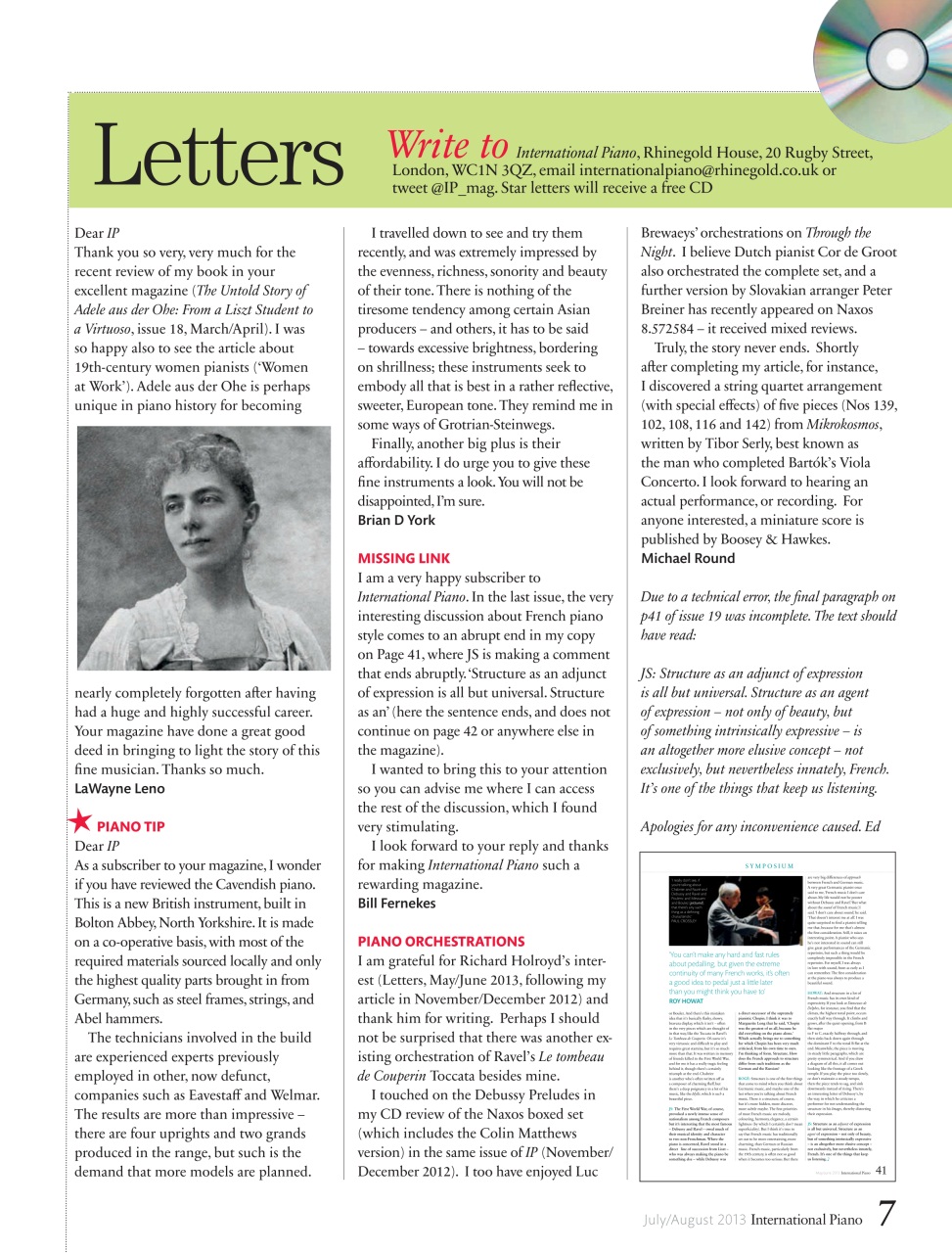 International Piano Preview Pages