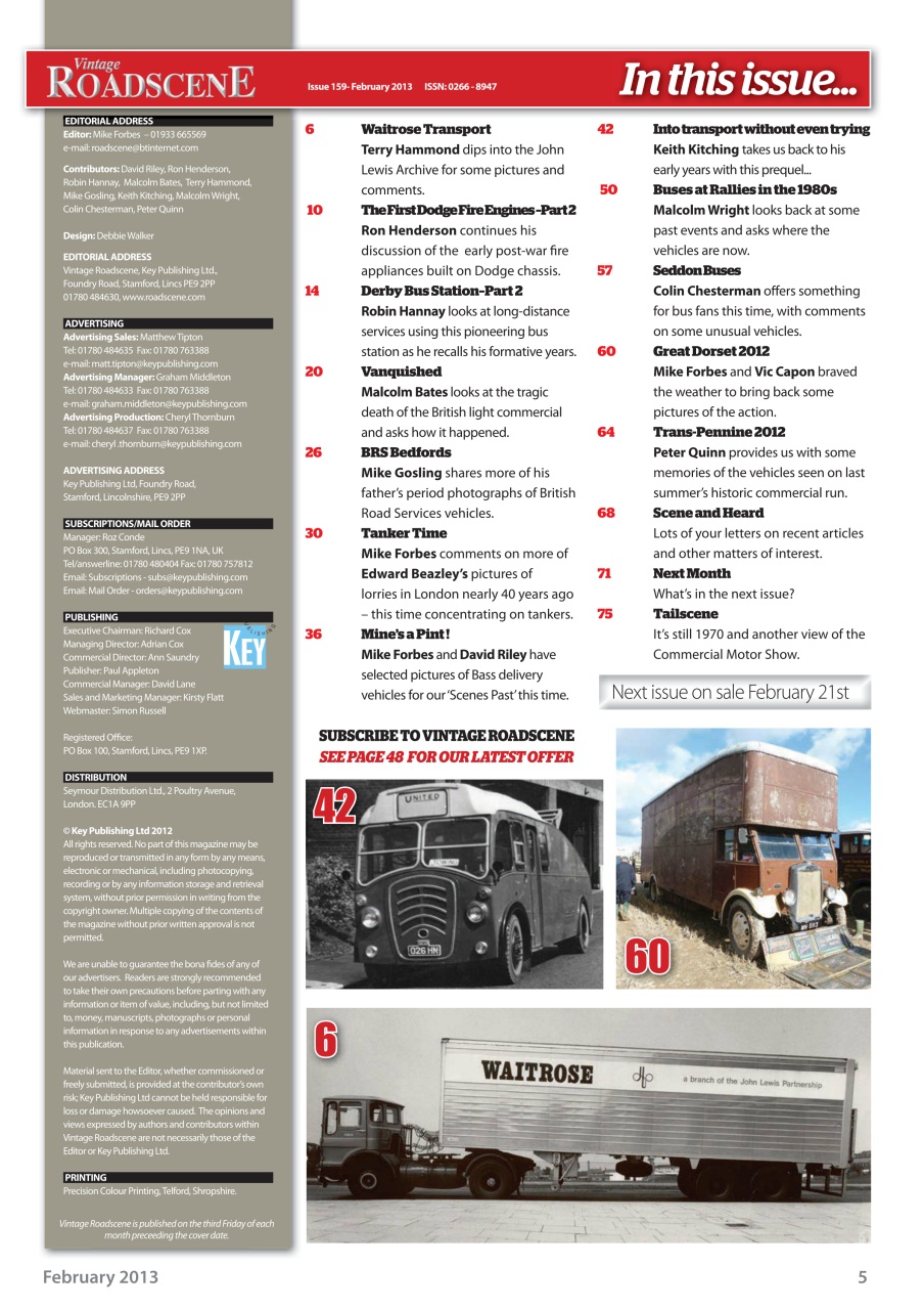 Vintage Roadscene Preview Pages