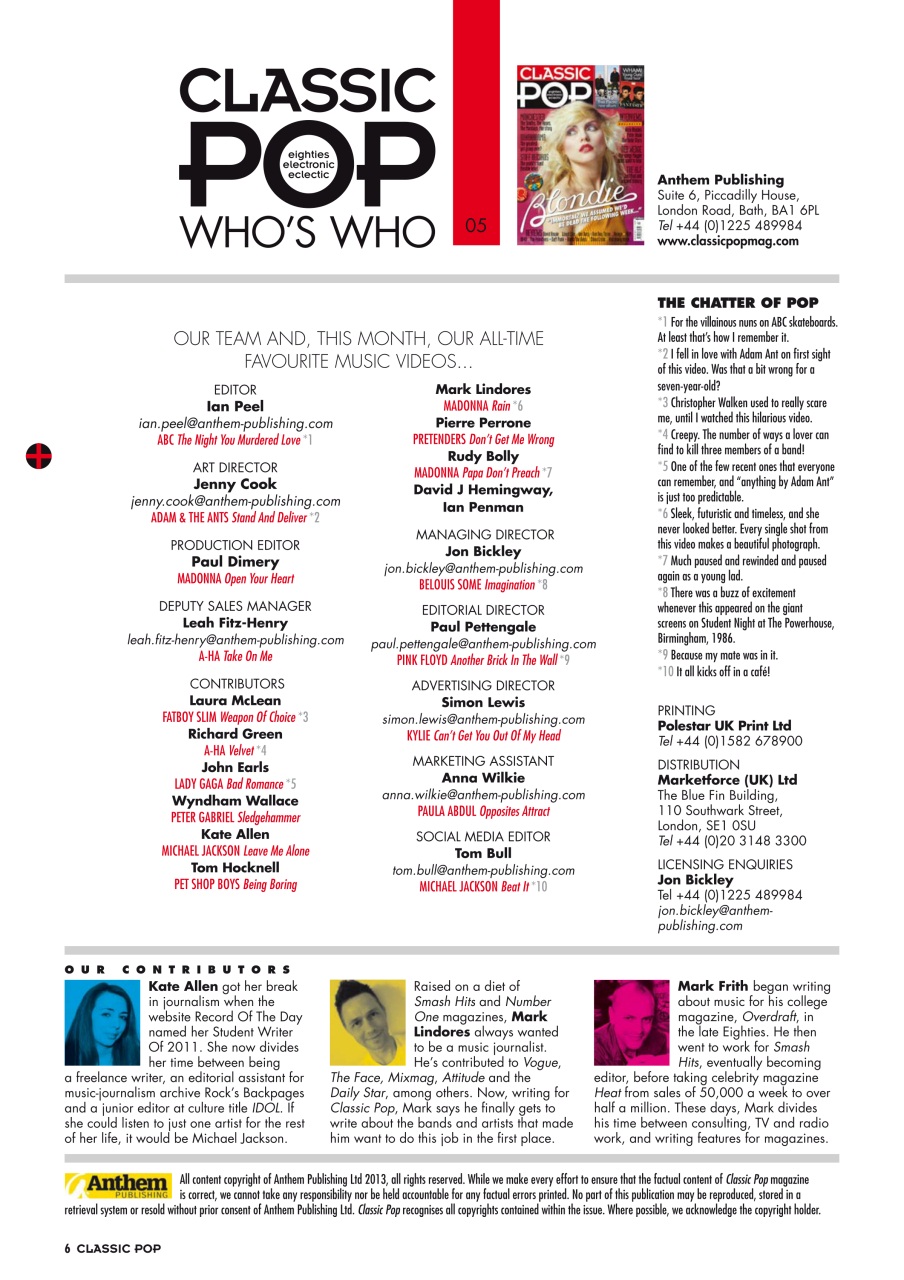 Classic Pop Preview Pages