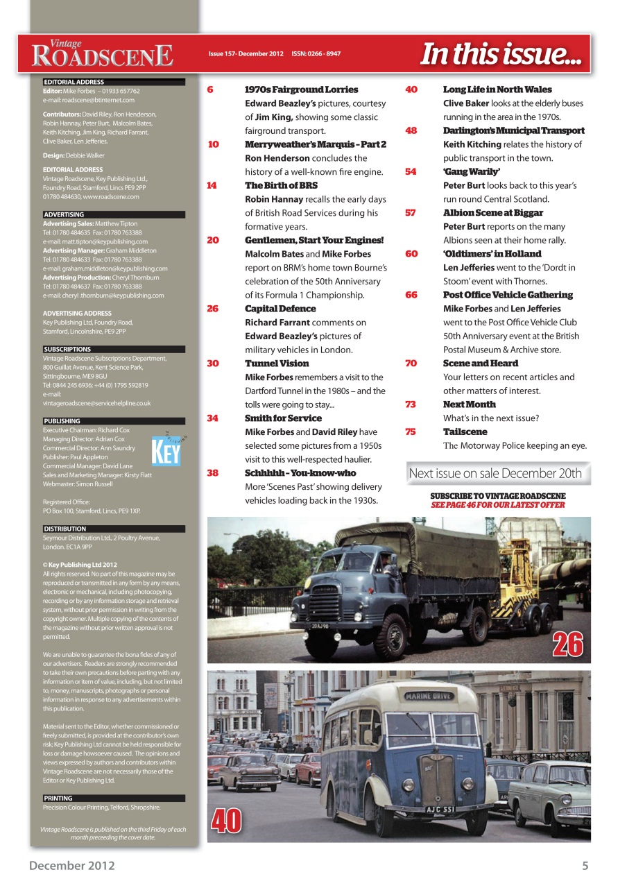 Vintage Roadscene Preview Pages