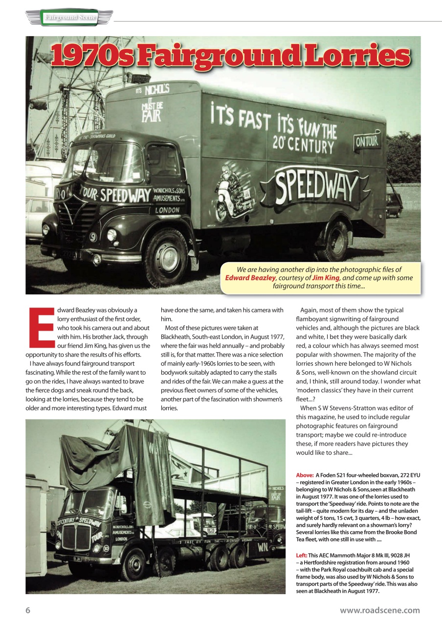 Vintage Roadscene Preview Pages