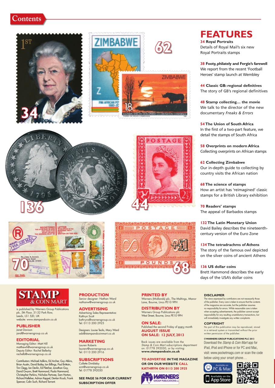 Stamp Collector Preview Pages