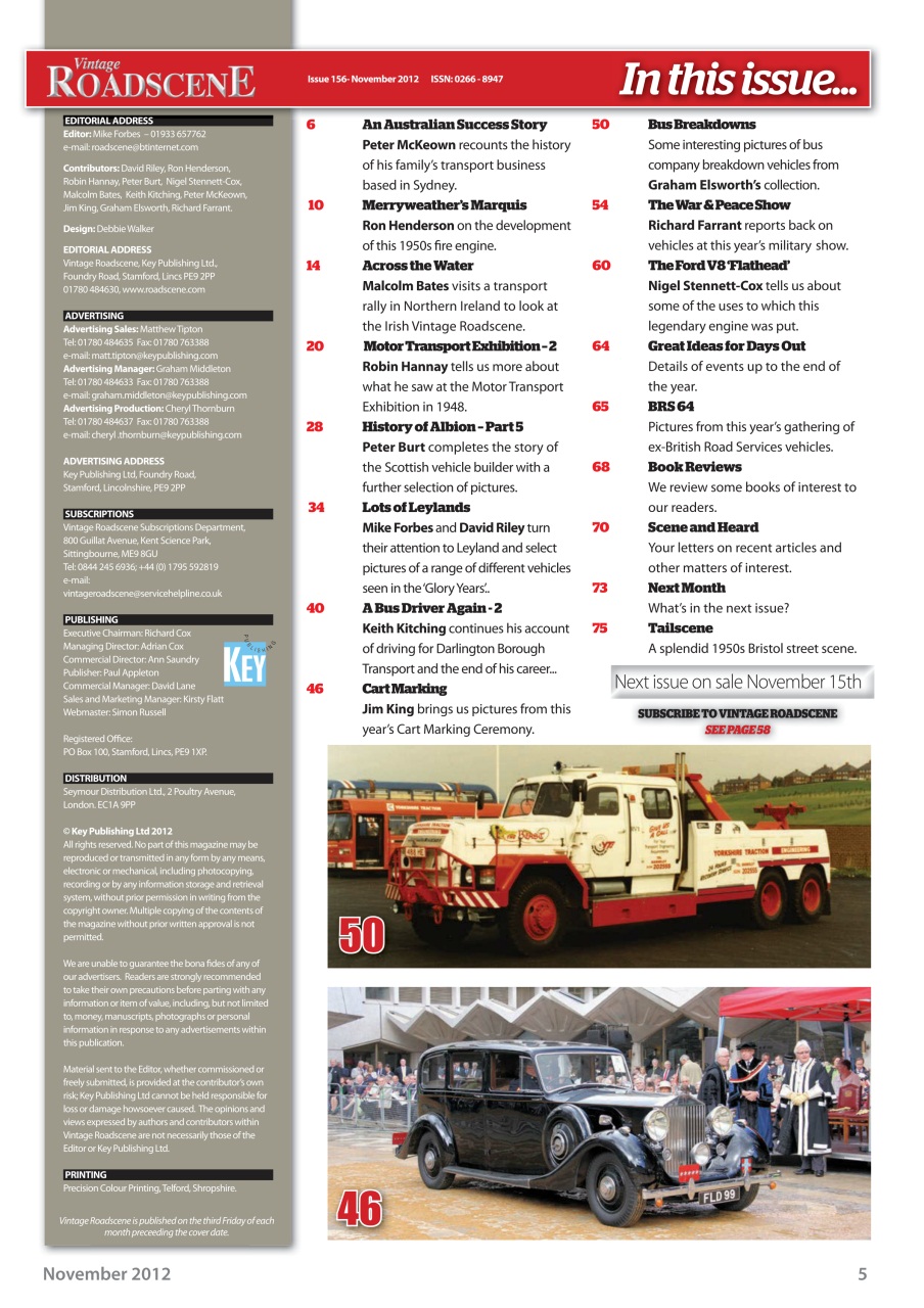 Vintage Roadscene Preview Pages