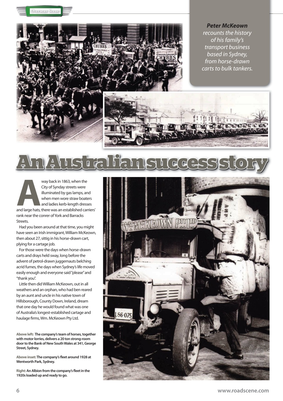 Vintage Roadscene Preview Pages