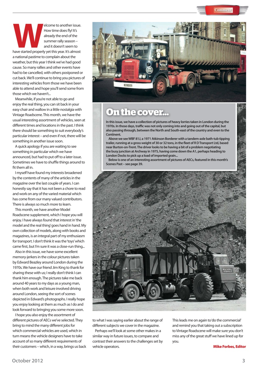 Vintage Roadscene Preview Pages