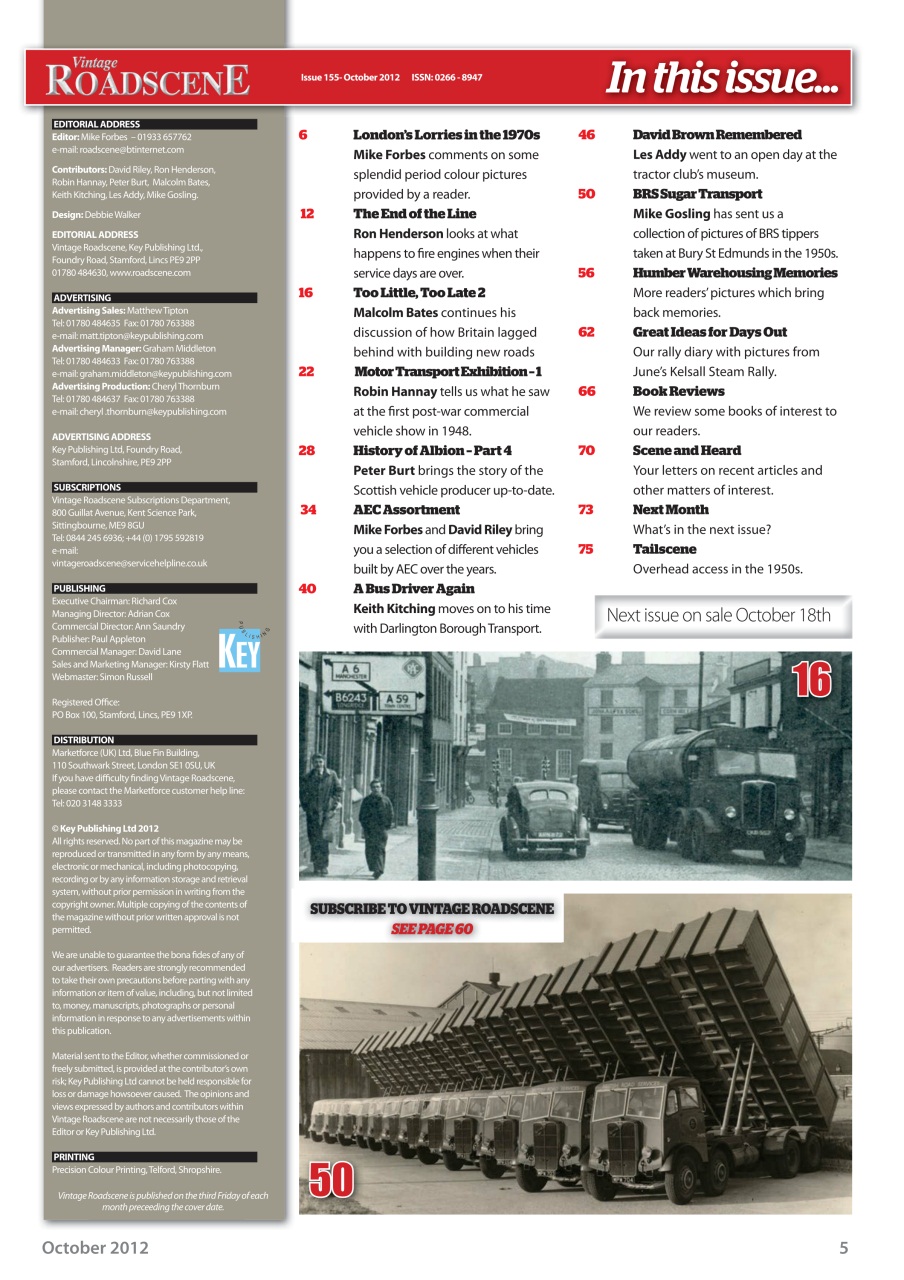 Vintage Roadscene Preview Pages