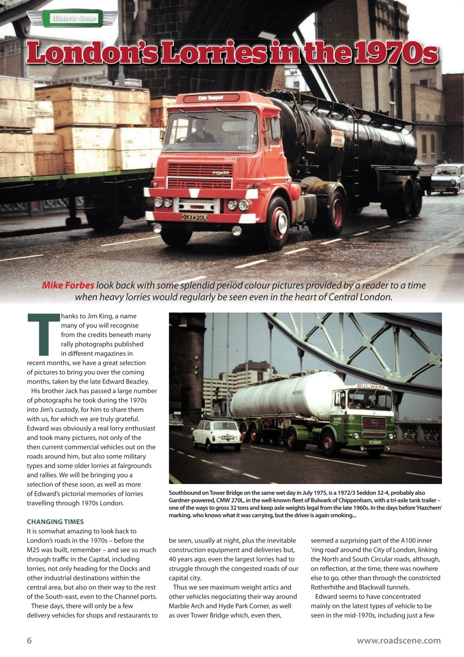 Vintage Roadscene Preview Pages