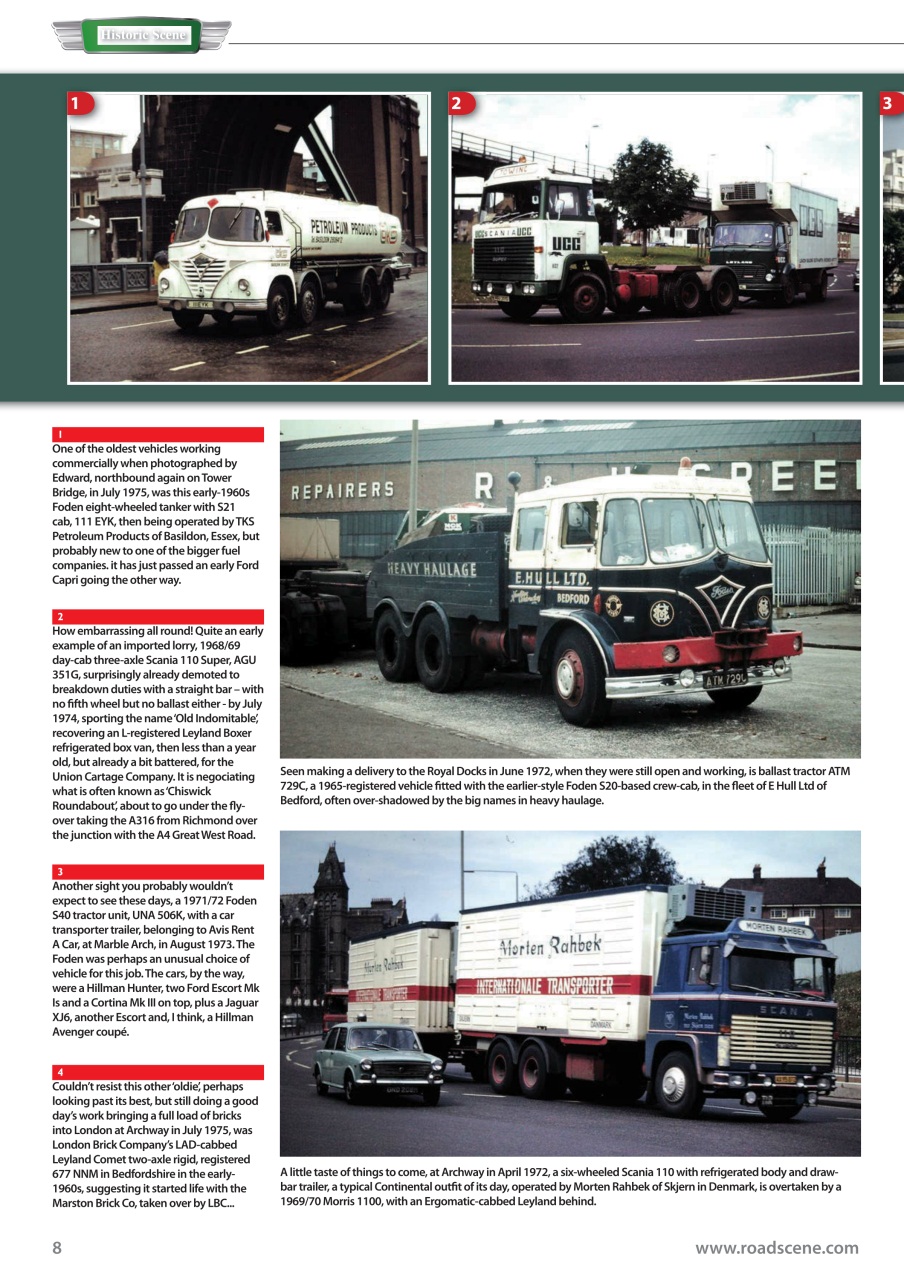 Vintage Roadscene Preview Pages