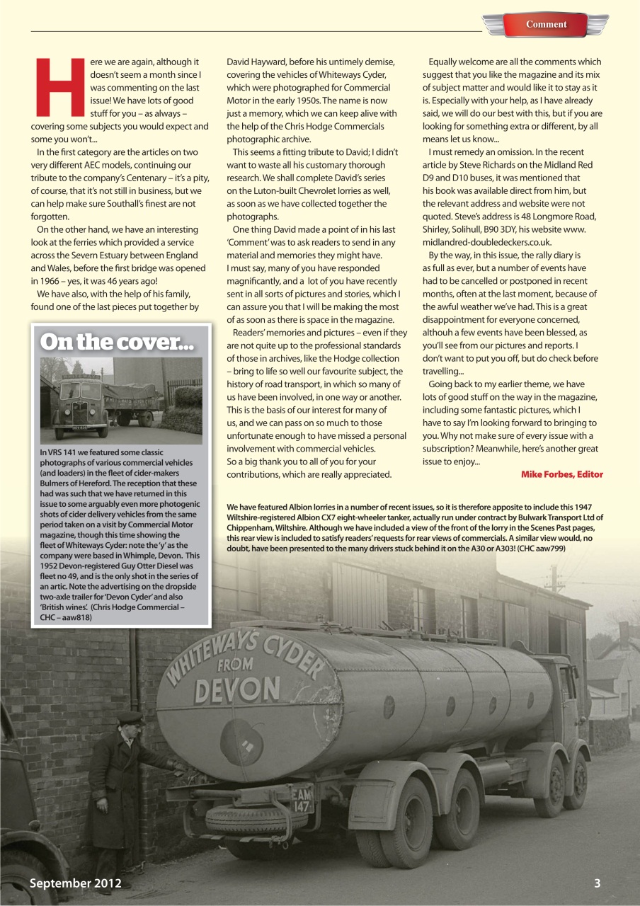 Vintage Roadscene Preview Pages