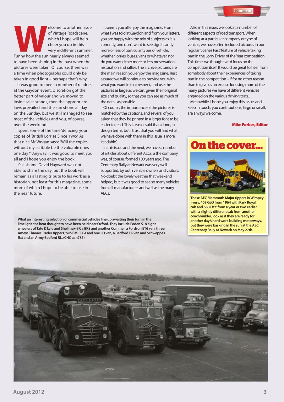 Vintage Roadscene Preview Pages