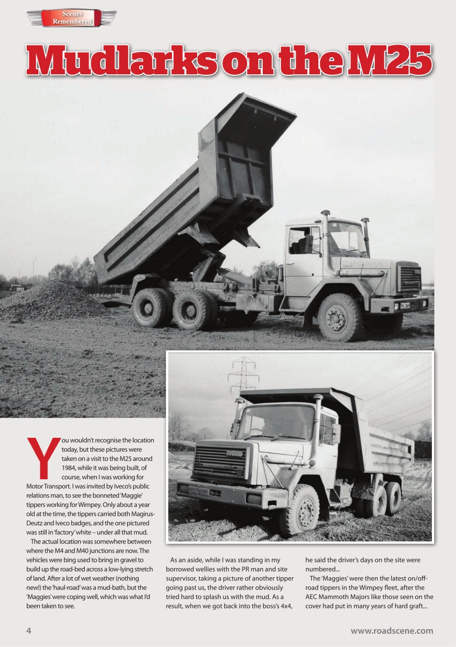 Vintage Roadscene Preview Pages