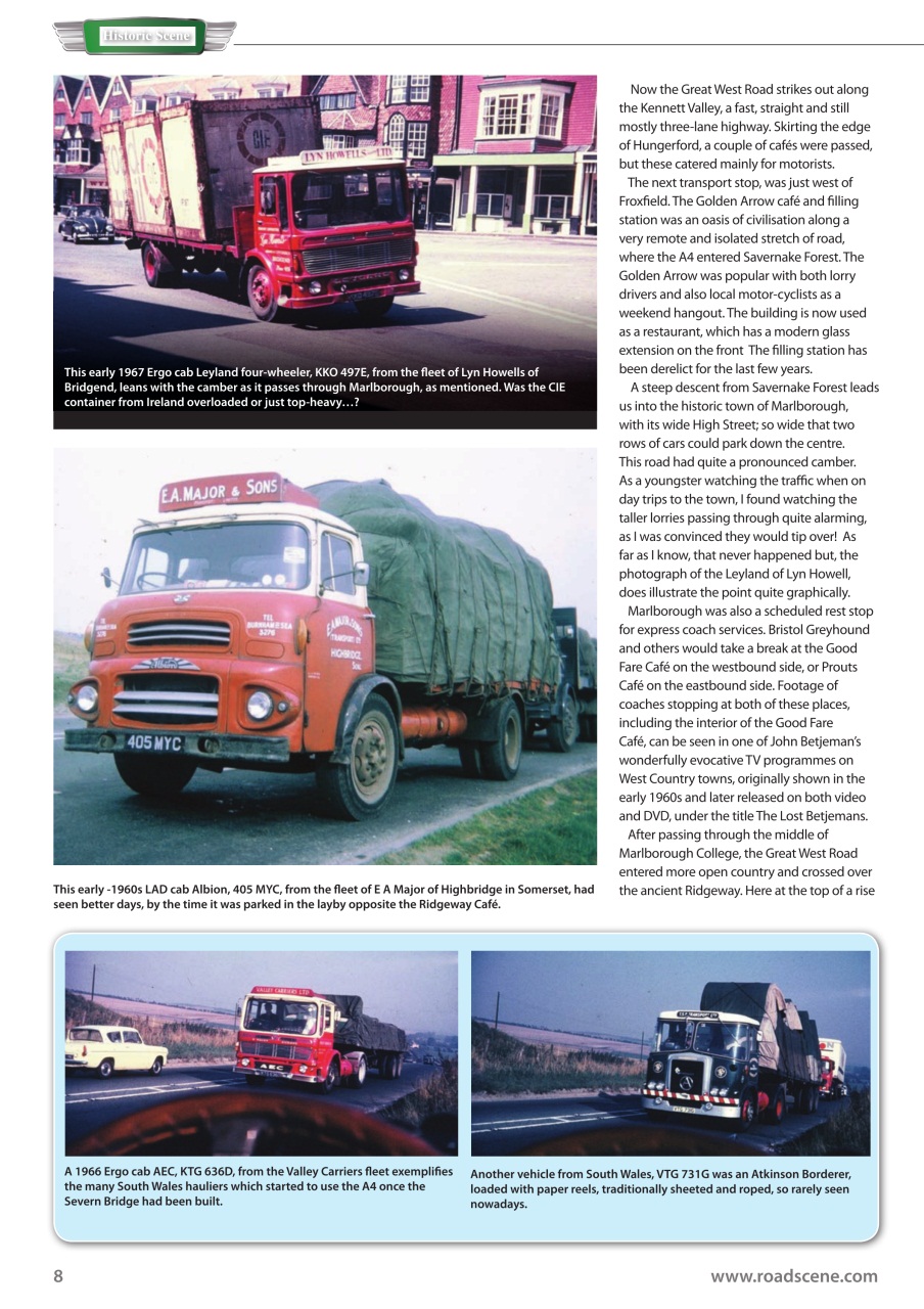 Vintage Roadscene Preview Pages