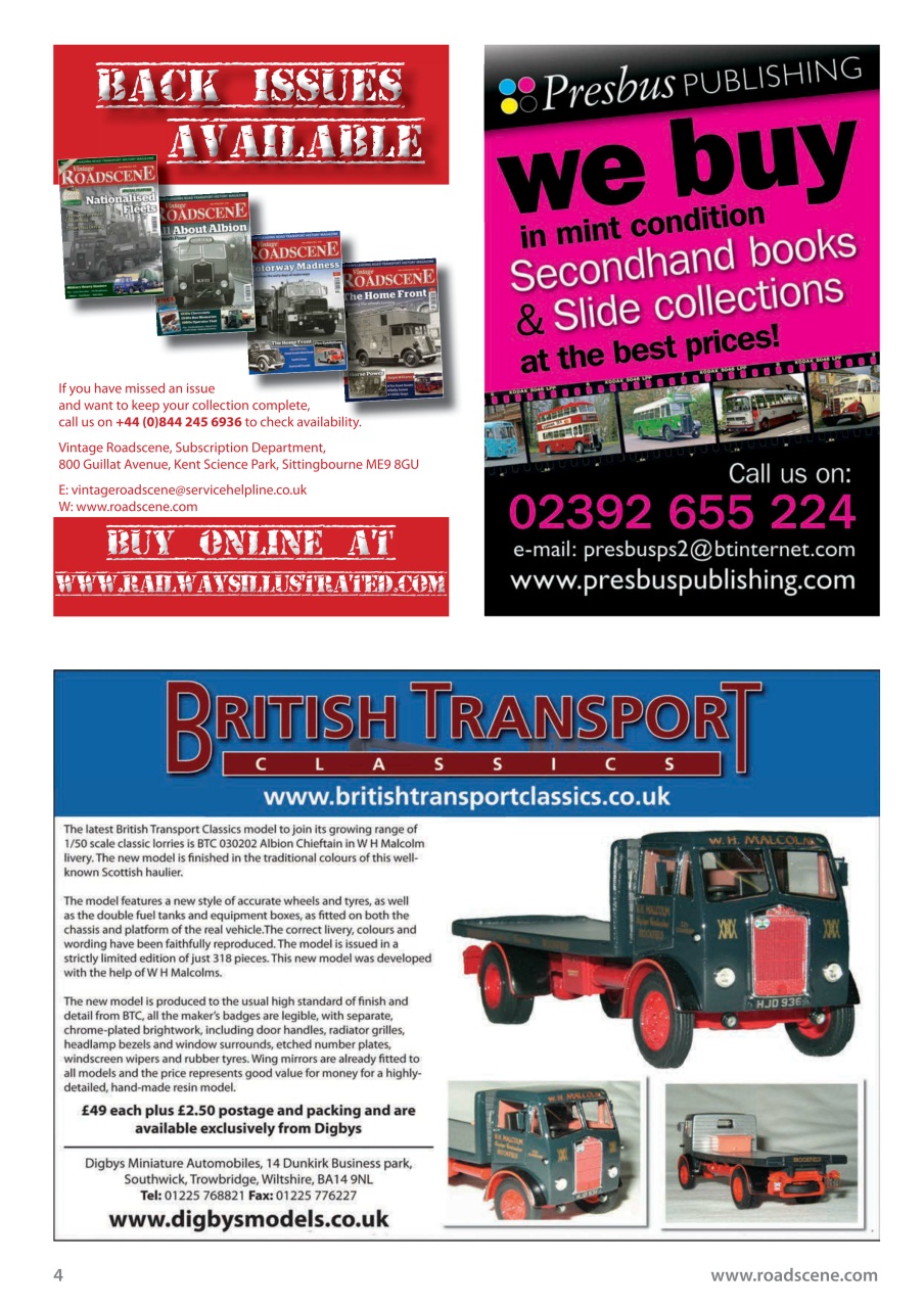 Vintage Roadscene Preview Pages