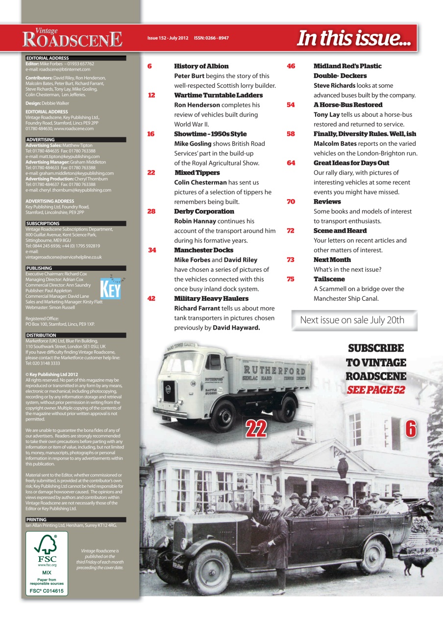 Vintage Roadscene Preview Pages