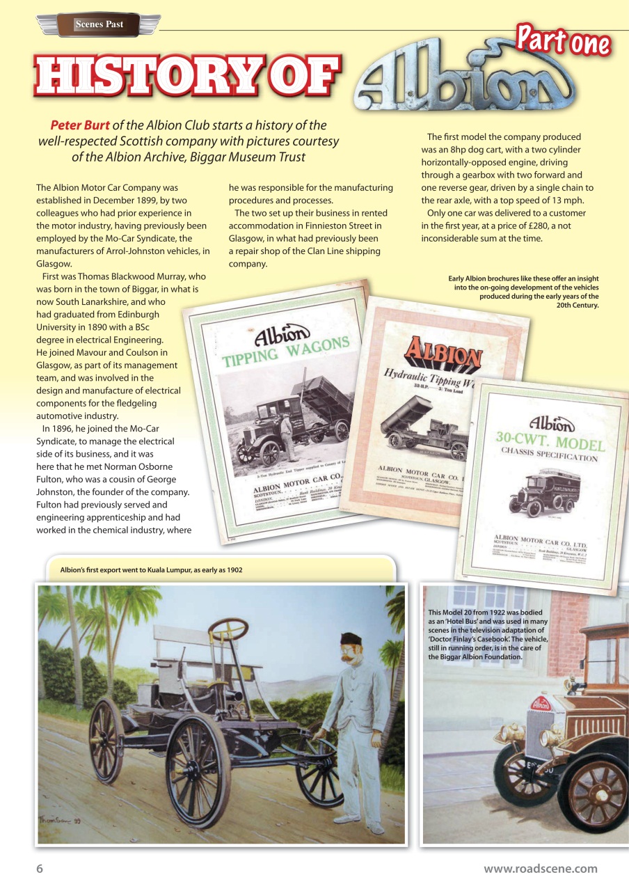 Vintage Roadscene Preview Pages