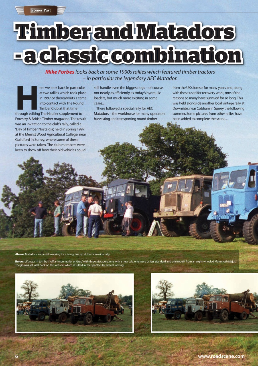 Vintage Roadscene Preview Pages