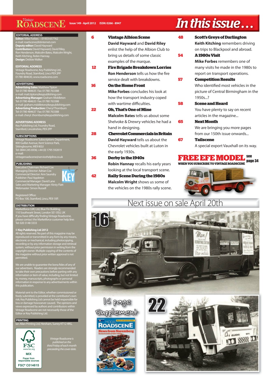 Vintage Roadscene Preview Pages