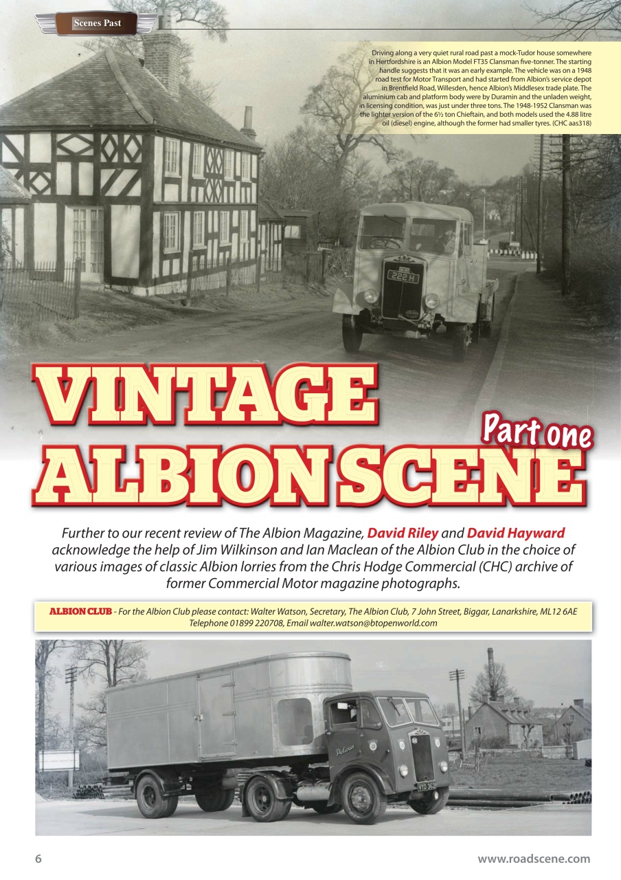Vintage Roadscene Preview Pages