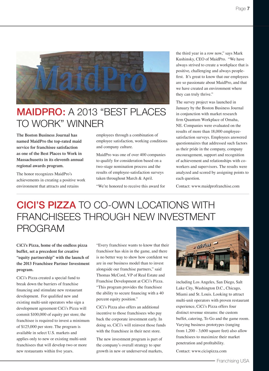 Franchising USA Preview Pages