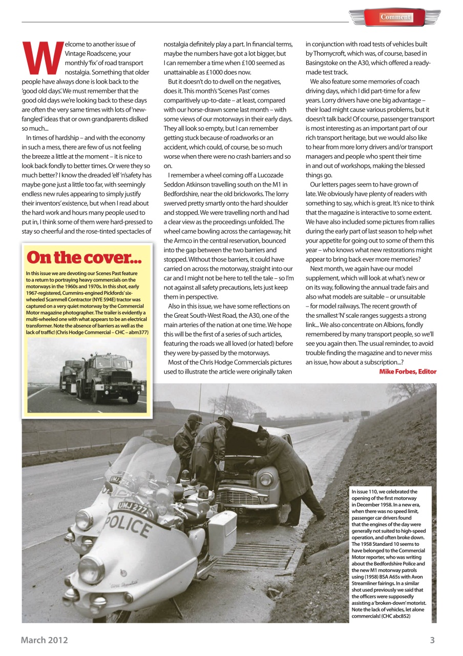 Vintage Roadscene Preview Pages