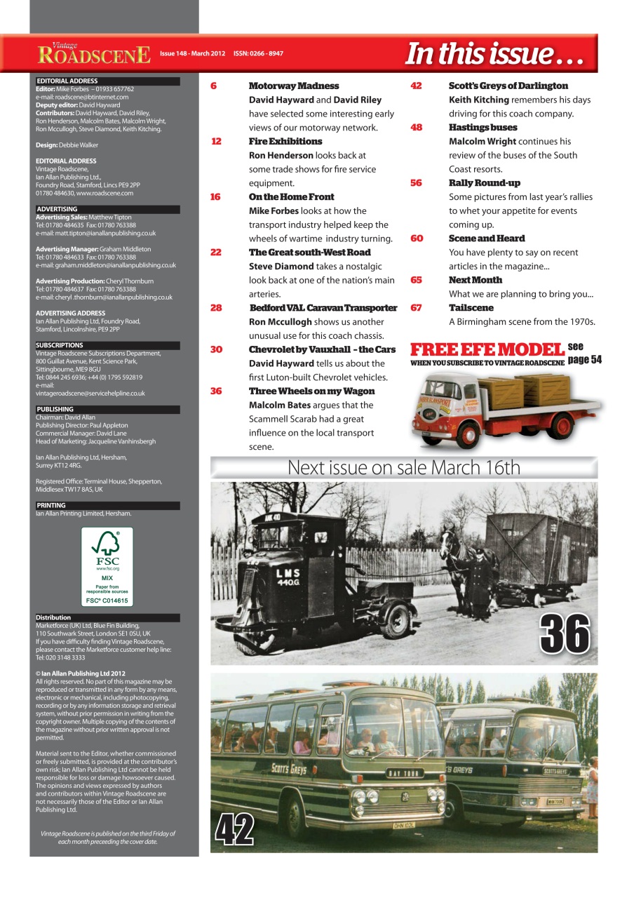 Vintage Roadscene Preview Pages