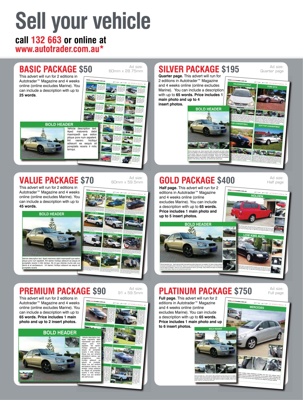 AutoTrader Preview Pages