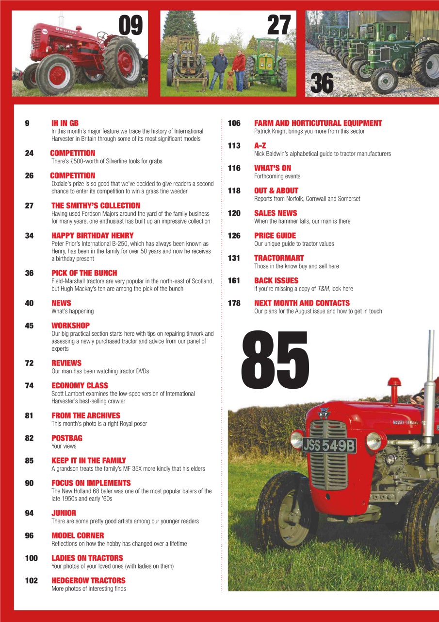 Tractor & Machinery Preview Pages