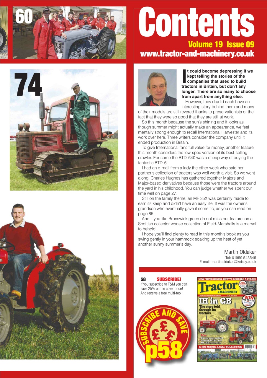 Tractor & Machinery Preview Pages