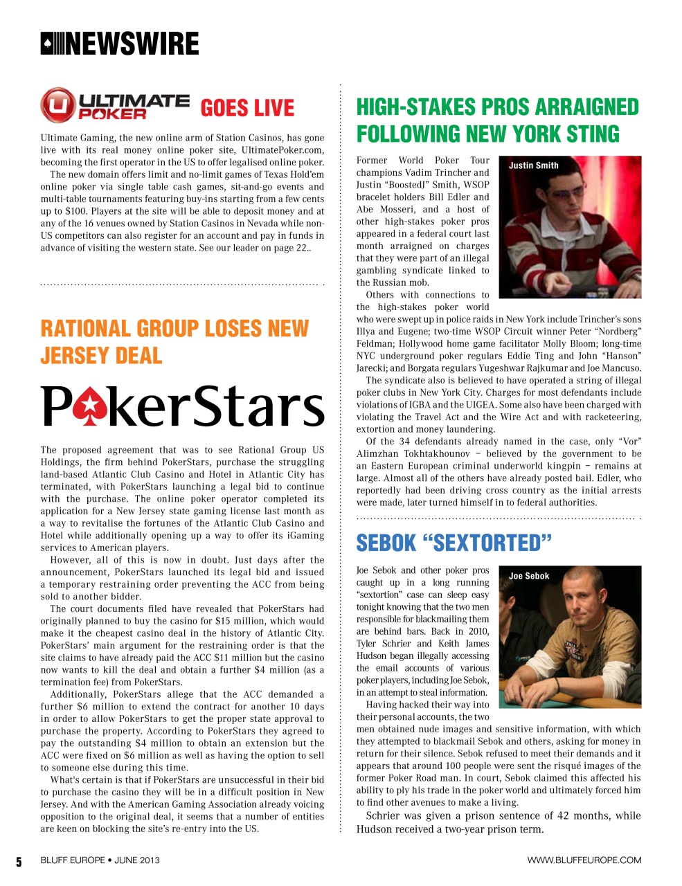 Bluff Europe Preview Pages