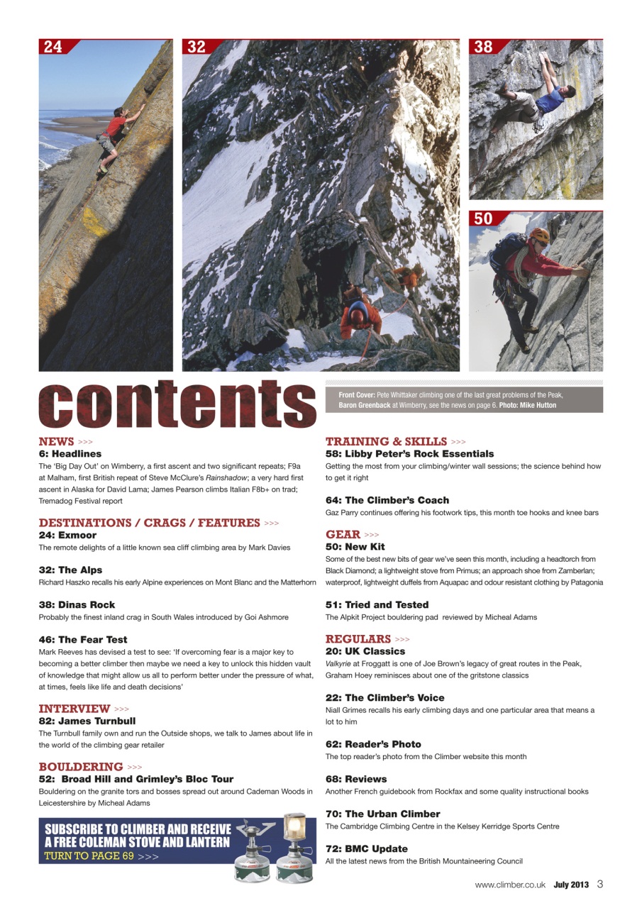 Climber Preview Pages