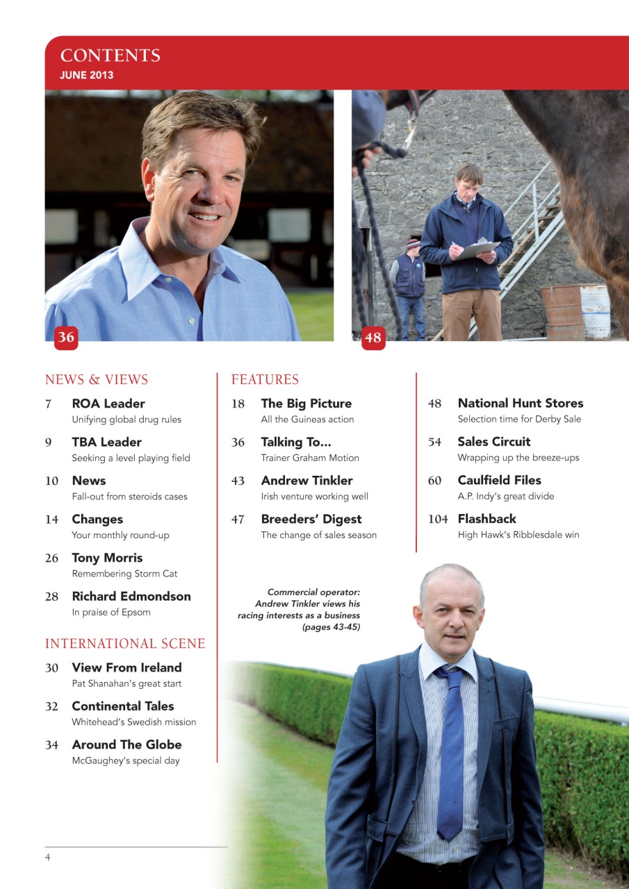 The Owner Breeder Preview Pages