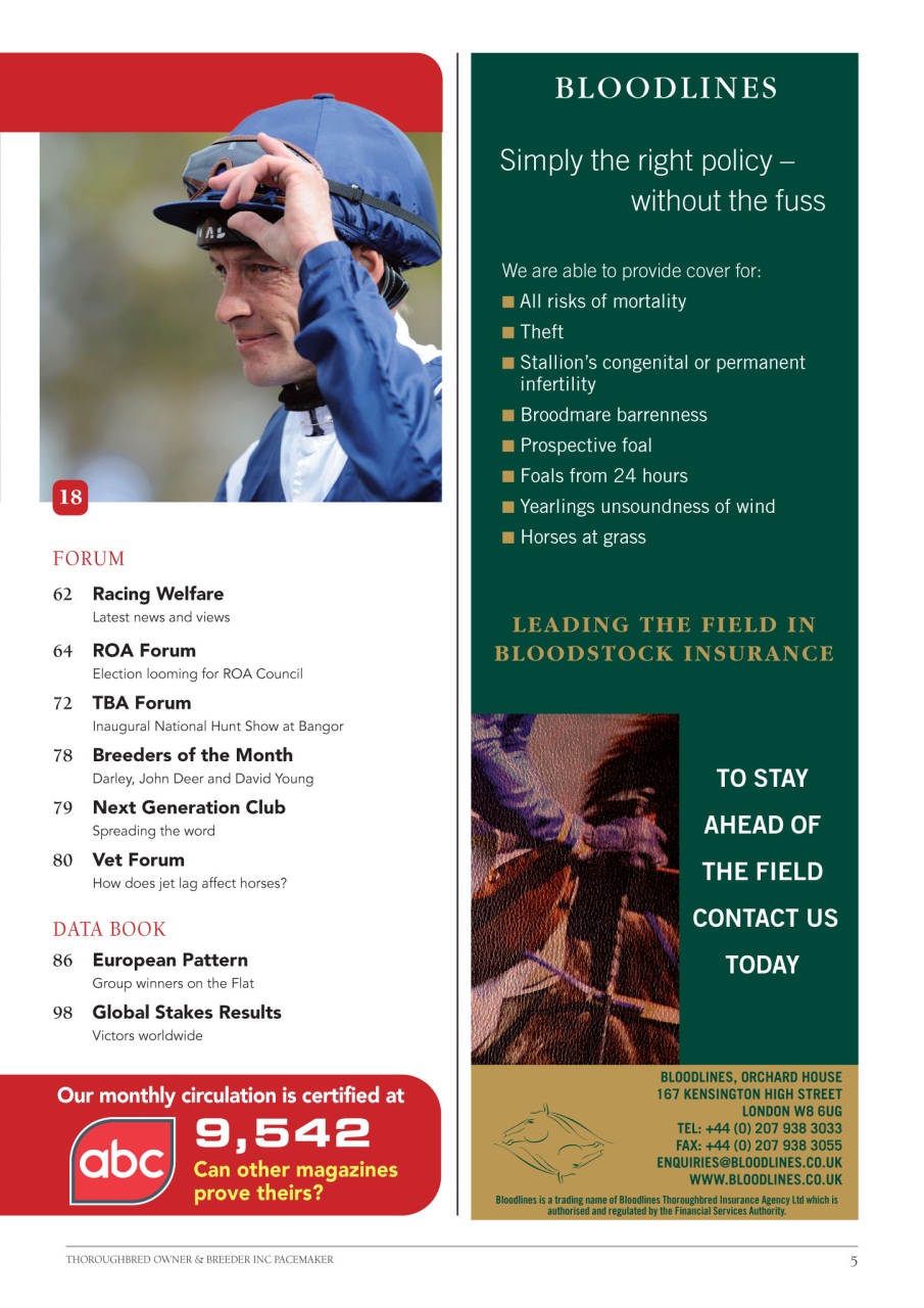 The Owner Breeder Preview Pages