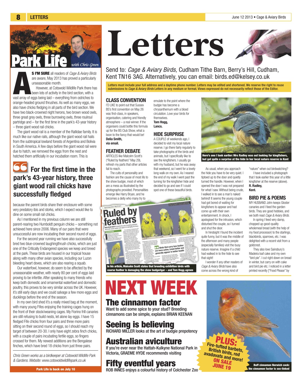 Cage & Aviary Birds Preview Pages